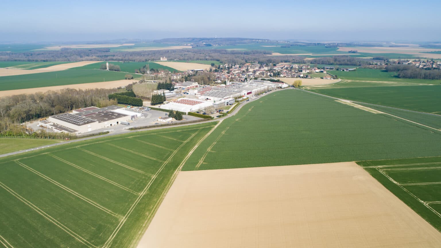 Photo Usine Cotting Griffine vue du ciel