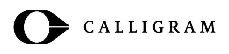 Cotting calligram noir logo